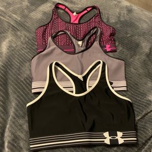***SOLD*** 3 Under Armour sports bras